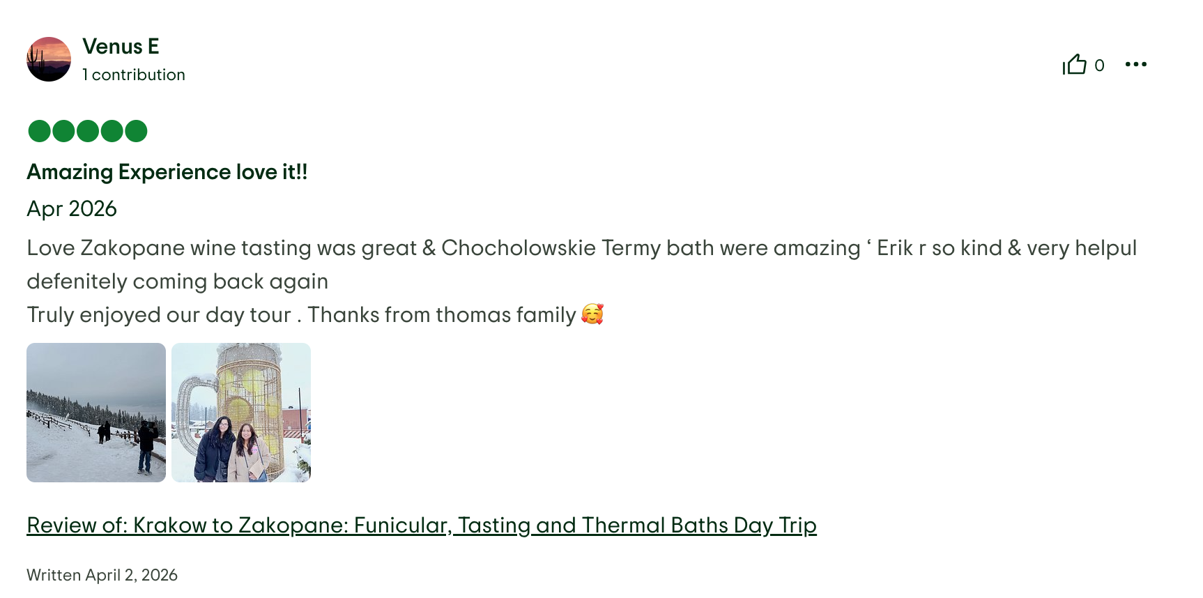 TripAdvisor review 10